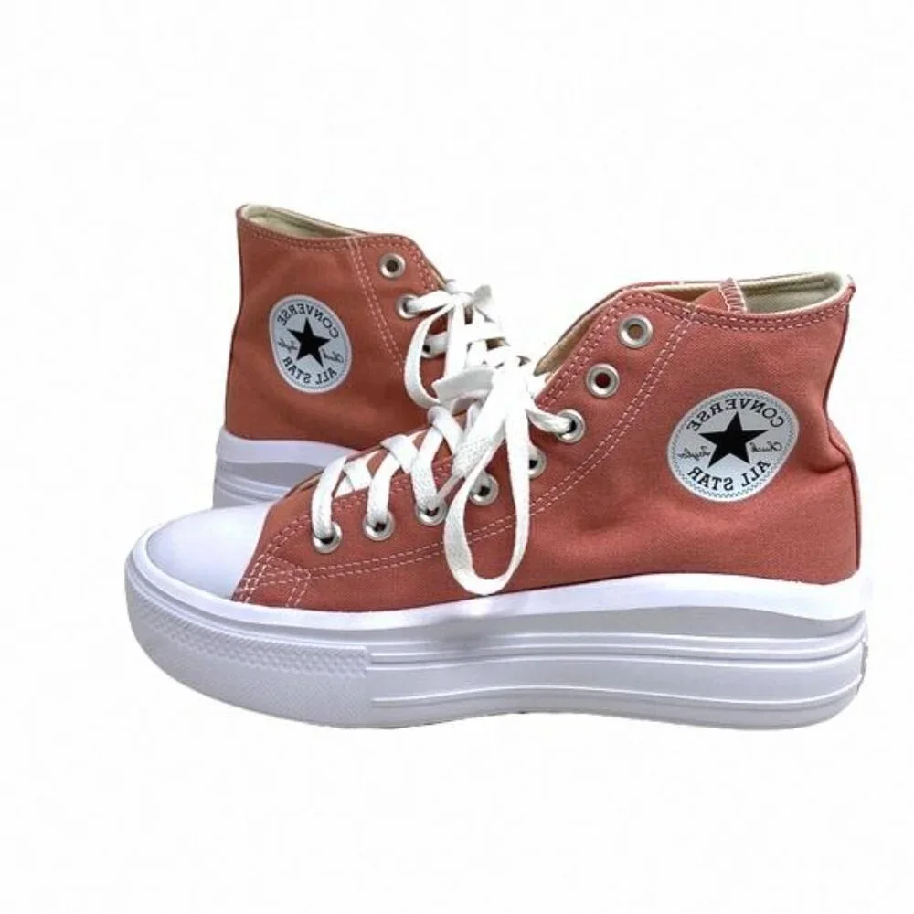 Converse Chuck Taylor Move Platform Sneakers Ritual Rose A06136C Women Canvas Hi